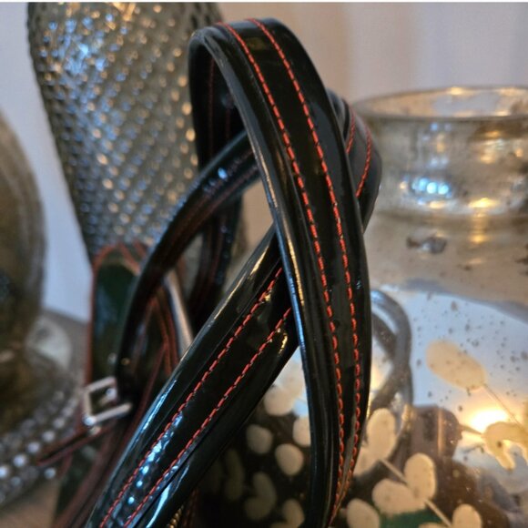 EUC Authentic RARE MCM Vintage Patent Leather Business Bag - Picture 10 of 11